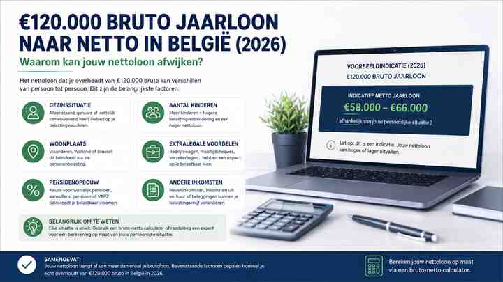 Waarom kan jouw nettoloon afwijken?