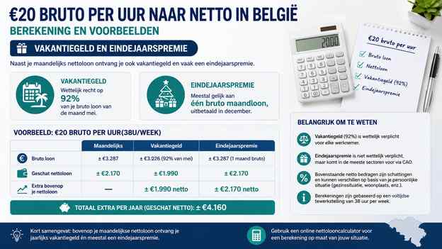 Vakantiegeld en eindejaarspremie
