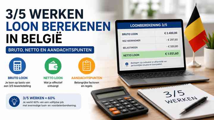 3/5 Werken Loon Berekenen in België: bruto, netto en aandachtspunten