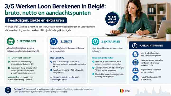 Feestdagen, ziekte en extra uren