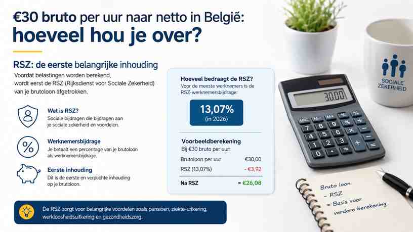 RSZ: de eerste belangrijke inhouding