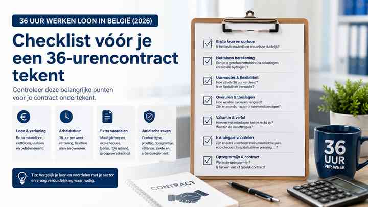 Checklist vóór je een 36-urencontract tekent