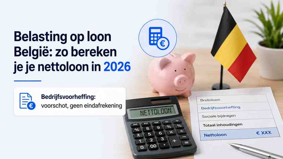 Bedrijfsvoorheffing: voorschot, geen eindafrekening