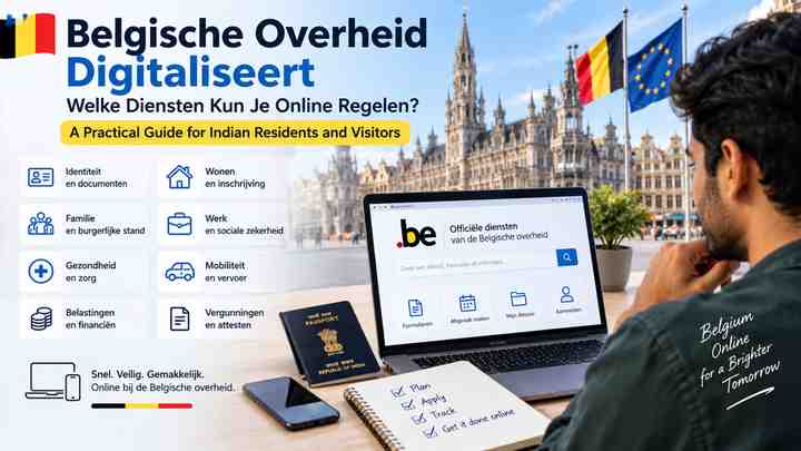Belgische Overheid Digitaliseert: Welke Diensten Kun Je Online Regelen? A Practical Guide for Indian Residents and Visitors