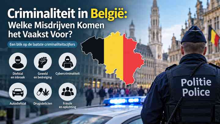 Criminaliteit in België: Welke Misdrijven Komen het Vaakst Voor? (criminaliteitscijfers België)
