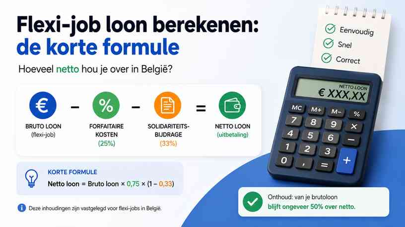 Flexi-job loon berekenen: de korte formule