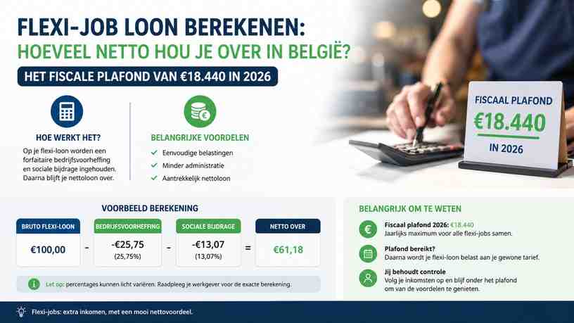Het fiscale plafond van €18.440 in 2026
