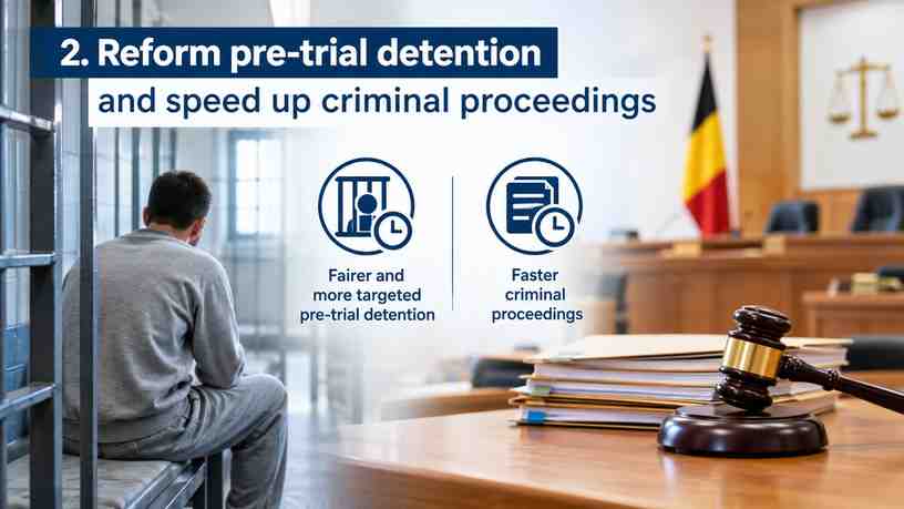 2. Reform pre-trial detention and speed up criminal proceedings