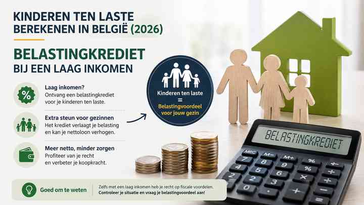 Belastingkrediet bij een laag inkomen
