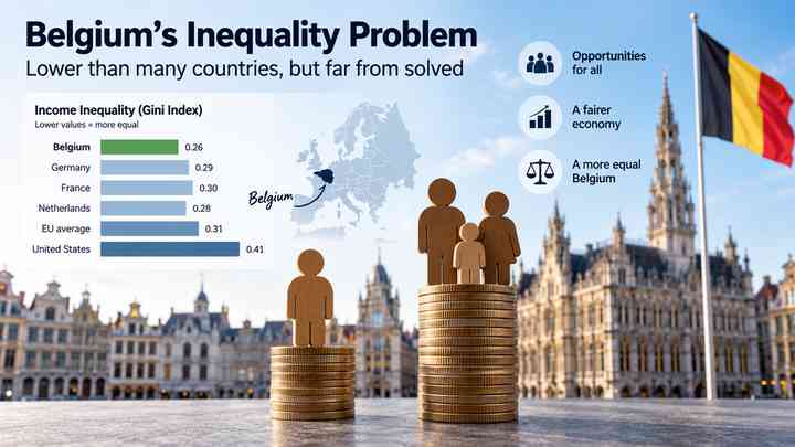 Belgium’s inequality problem: lower than many countries, but far from solved
